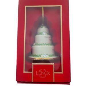 Lenox 2022 1st Christmas wedding anniversary replacement ornament new in box